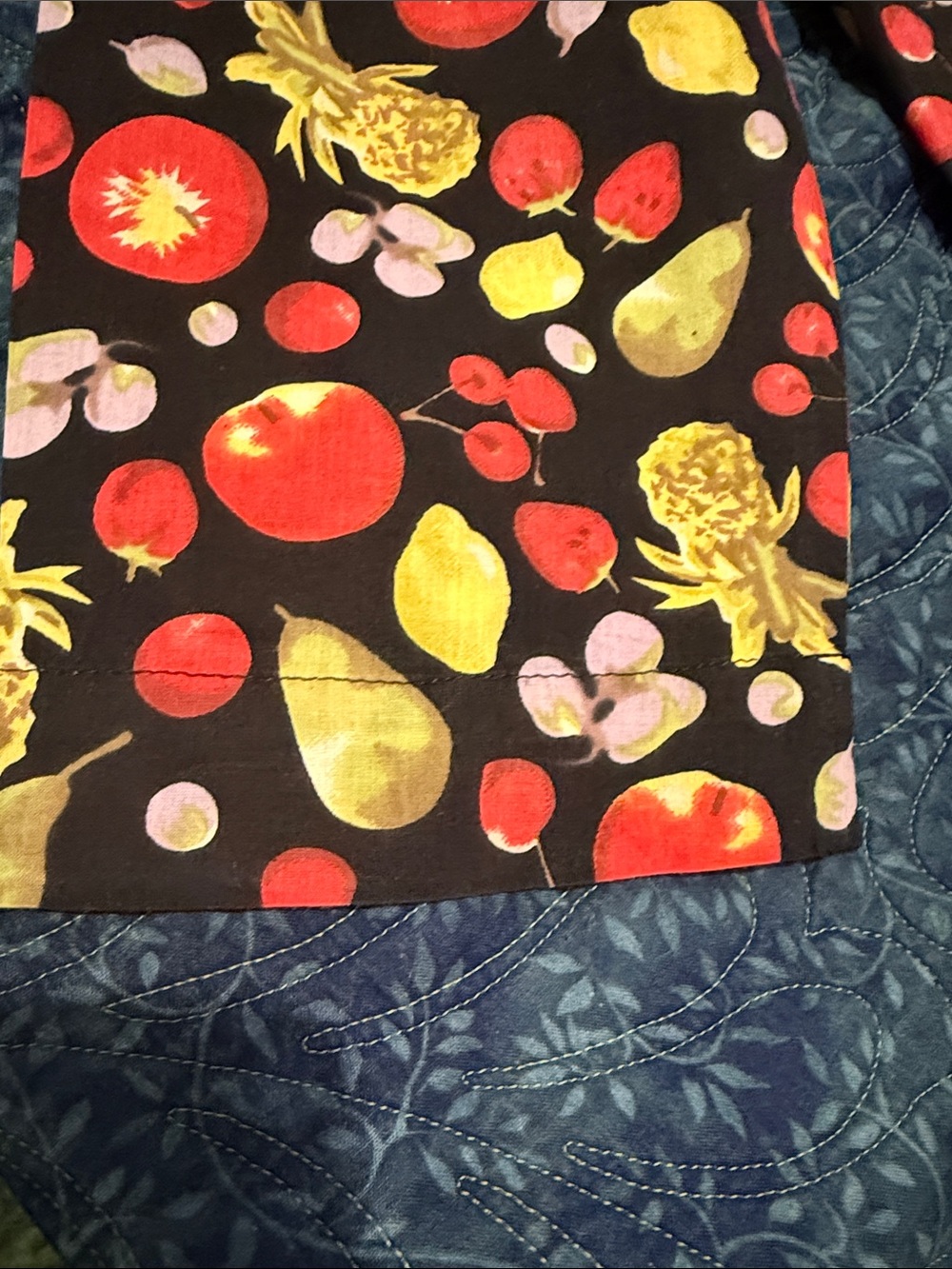 Dress Addict Fruit Print Tiered Button-Up Dress. Size S - Picture 3 of 6